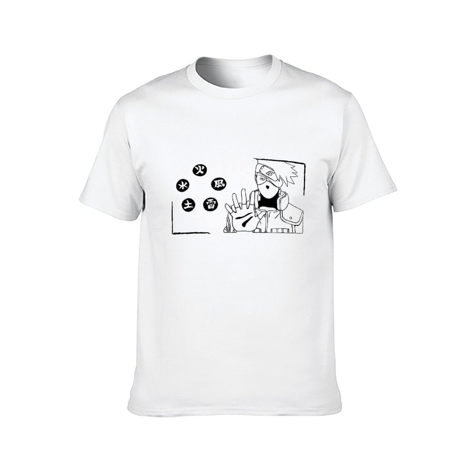 Inkmay Casual Cotton T-shirt Abstract Artwork With Bold Colors Unisex T-shirtEasyStyle Sharp T-Shirt