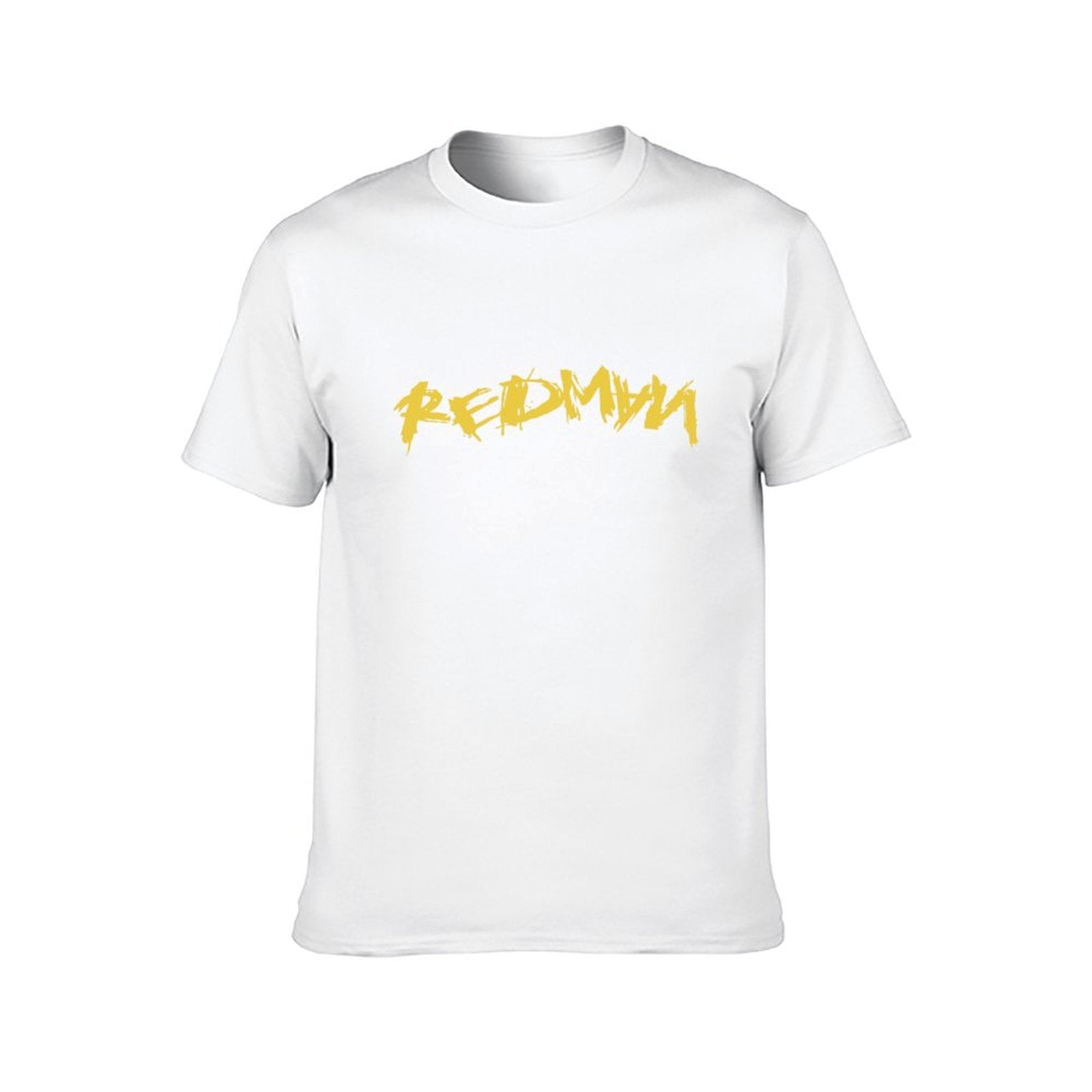 Inkmay Casual Cotton T-shirt Solid Yellow Background No Pattern Prints Unisex T-shirtStreetStyle ActiveWear T-Shirt