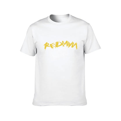 Inkmay Casual Cotton T-shirt Solid Yellow Background No Pattern Prints Unisex T-shirtStreetStyle ActiveWear T-Shirt
