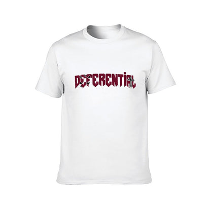 Inkmay Casual Cotton T-shirt Differential Logo With Cross And Butterflies Unisex T-shirtEverydayWear Active T-Shirt