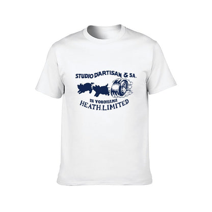 Inkmay Casual Cotton T-shirt Studio D Artisan Sa In Yokohama Unisex T-shirtPremiumSeries Retro T-Shirt