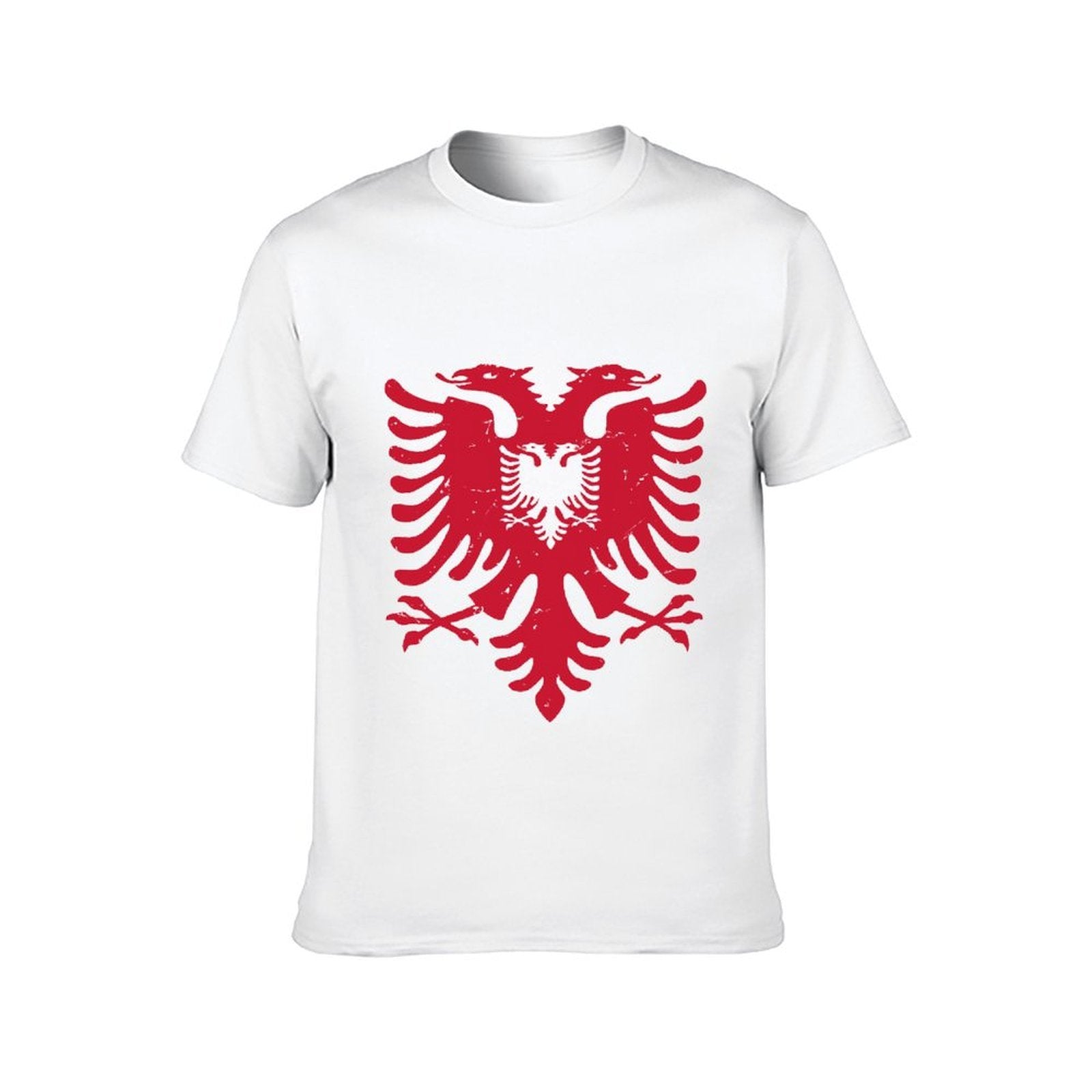 Inkmay Casual  Cotton T-shirt Solid Red Background No Patterns Unisex T-shirtSoftTouch Chill T-Shirt