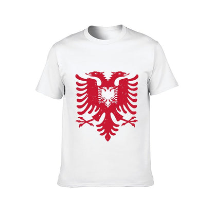 Inkmay Casual  Cotton T-shirt Solid Red Background No Patterns Unisex T-shirtSoftTouch Chill T-Shirt