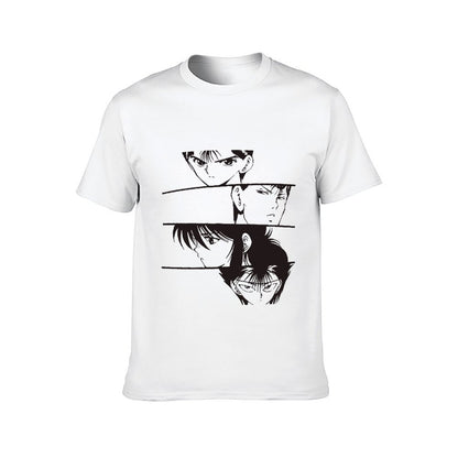 Inkmay Casual Cotton T-shirt Abstract Floral Design With Soft Colors Unisex T-shirtRegularFit PremiumSeries T-Shirt