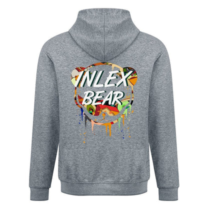 Inlex bear hooded pocket sweatshirt with back detailEasyStyle CasualHoodie