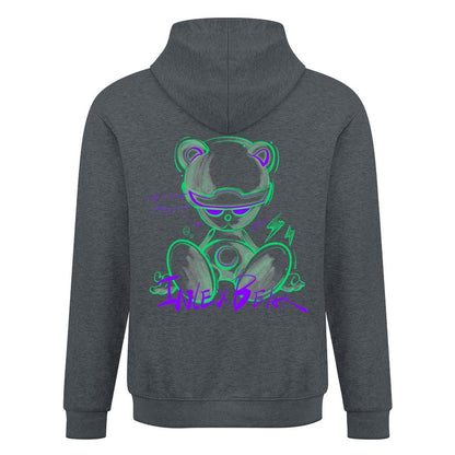 Inlex bear hooded pocket sweatshirt with back detailSoftTouch FundraisingHoodie