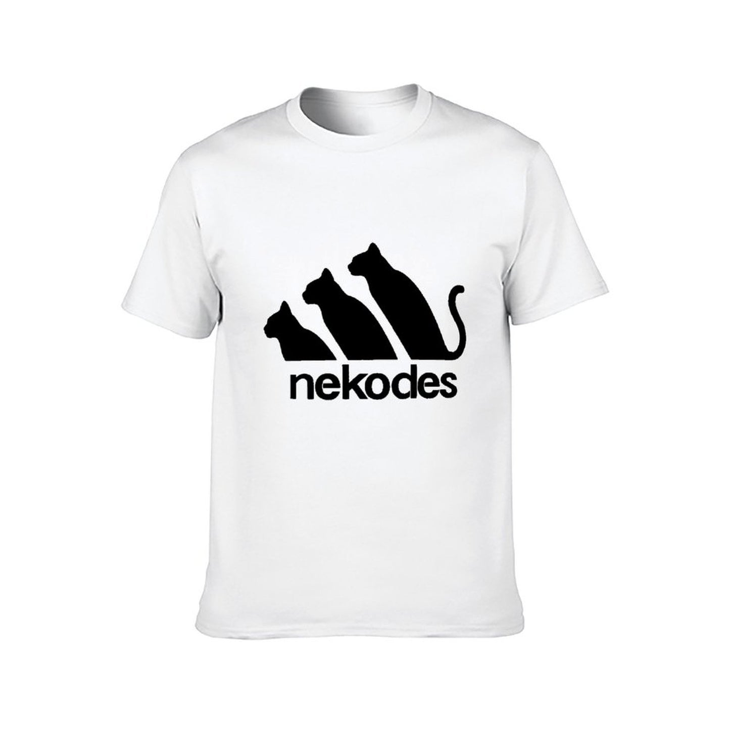 Inkmay Casual Cotton T-shirt Black Background With No Pattern Prints Unisex T-shirtEverydayFit StreetLine T-Shirt