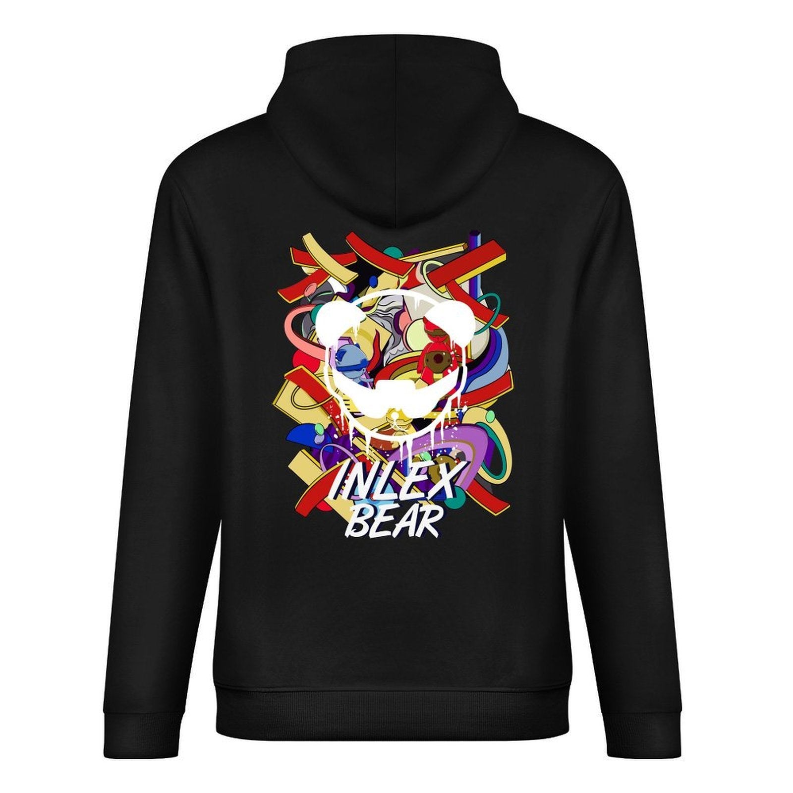 Inlex bear hooded pocket sweatshirt with back detailReliable Easy-CareHoodie