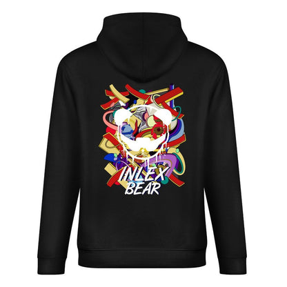 Inlex bear hooded pocket sweatshirt with back detailReliable Easy-CareHoodie