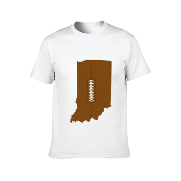 Inkmay Casual  Cotton T-shirt Football Design With White Laces Unisex T-shirtSoftLine Neat T-Shirt