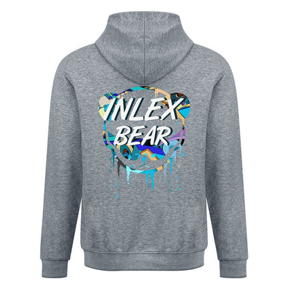 Inlex bear hooded pocket sweatshirt with back detailPremiumSeries SimpleFitHoodie