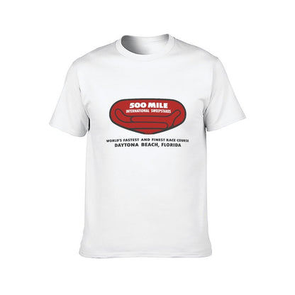 Inkmay Casual Cotton T-shirt Red Oval With Text Inside Unisex T-shirtSoftFeel EasyWear T-Shirt