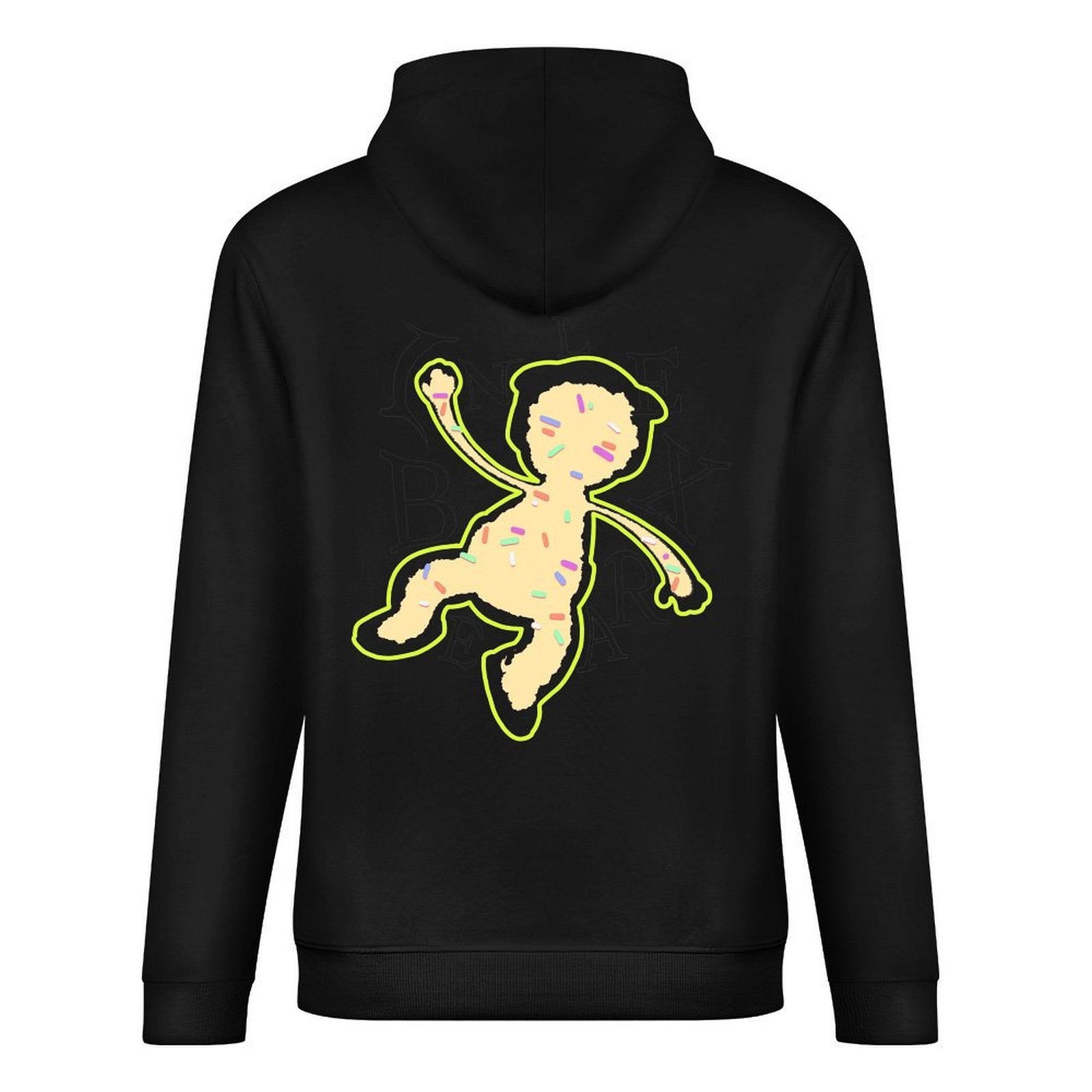Inlex bear hooded pocket sweatshirt with back detailNatural NeutralHoodie