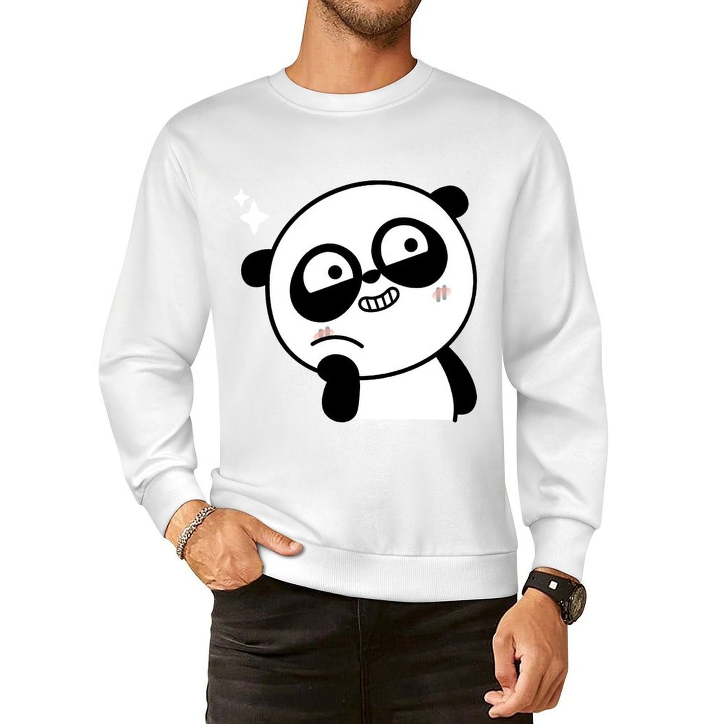 Front Patterned Long Sleeve TopPureStyle EssentialFit