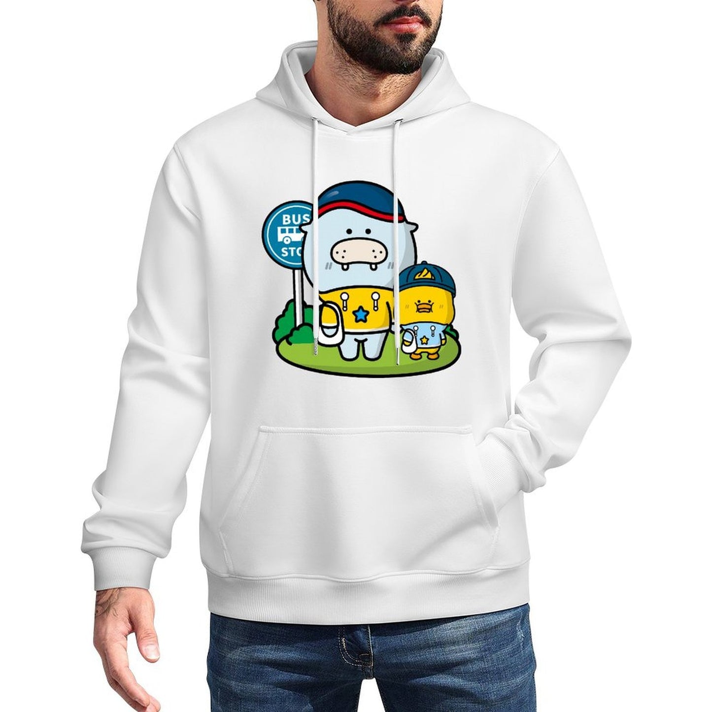 ClassicLine Cotton Front Graphic Hoodies