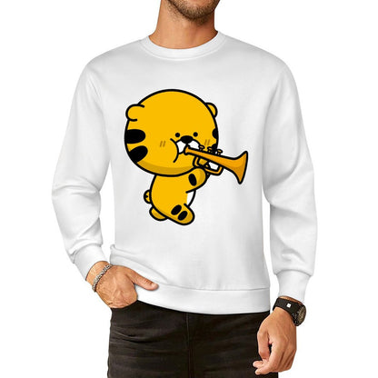 Front Patterned Long Sleeve TopModern Performance