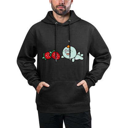 Relaxed Tear-Resistant Front Graphic Hoodies