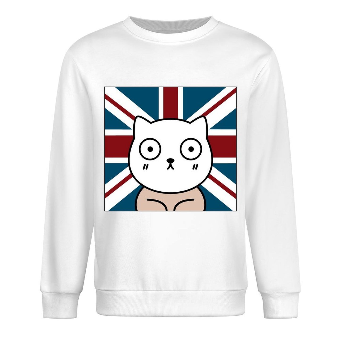 Front Patterned Long Sleeve TopEasyStyle Wrinkle-Free