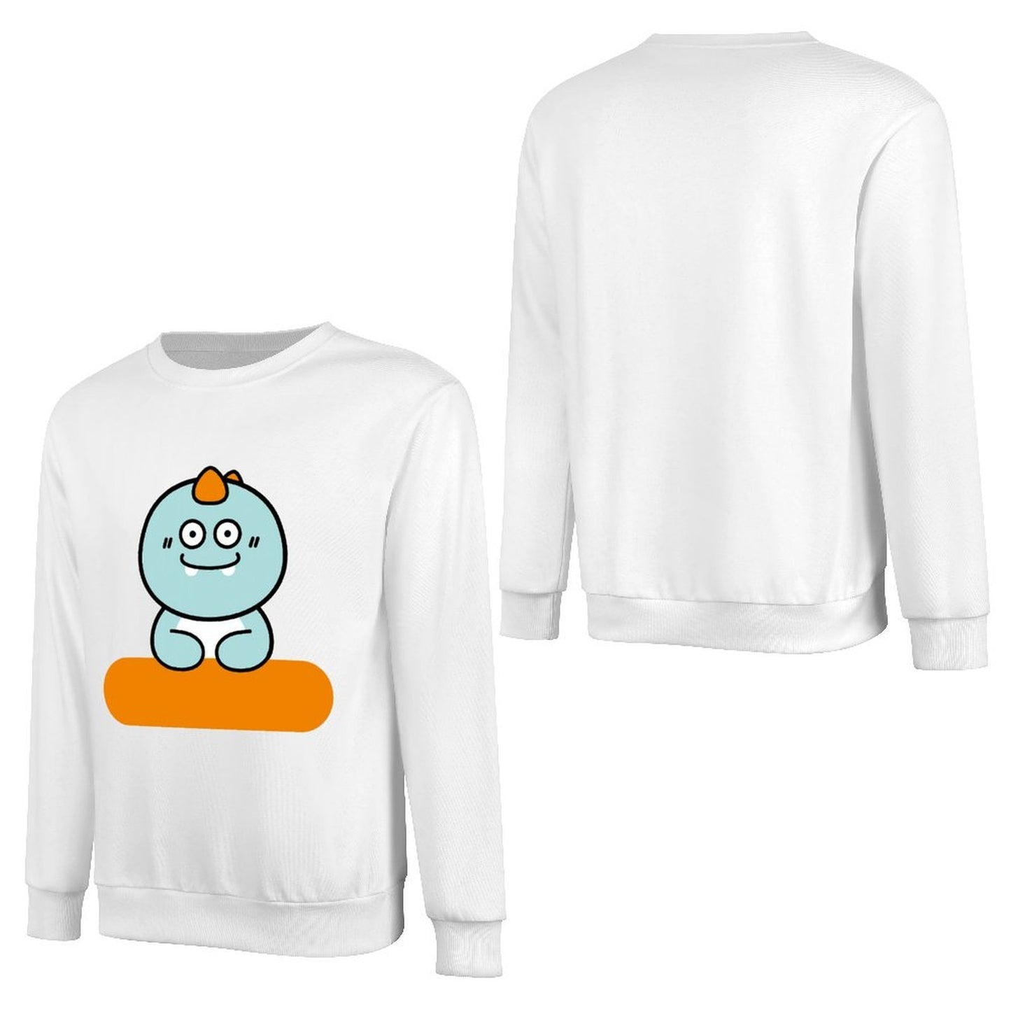 Front Patterned Long Sleeve TopNeutral Daily