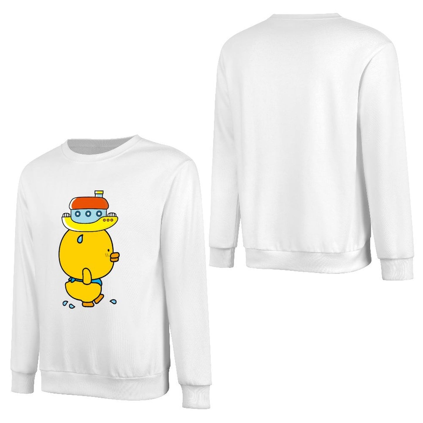 Front Patterned Long Sleeve TopEverydayComfort SimpleFit