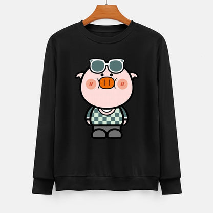  Front Patterned Long Sleeve TopPocket Tee Classic Fit