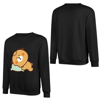 Front Patterned Long Sleeve TopLifestyle Easy-Care