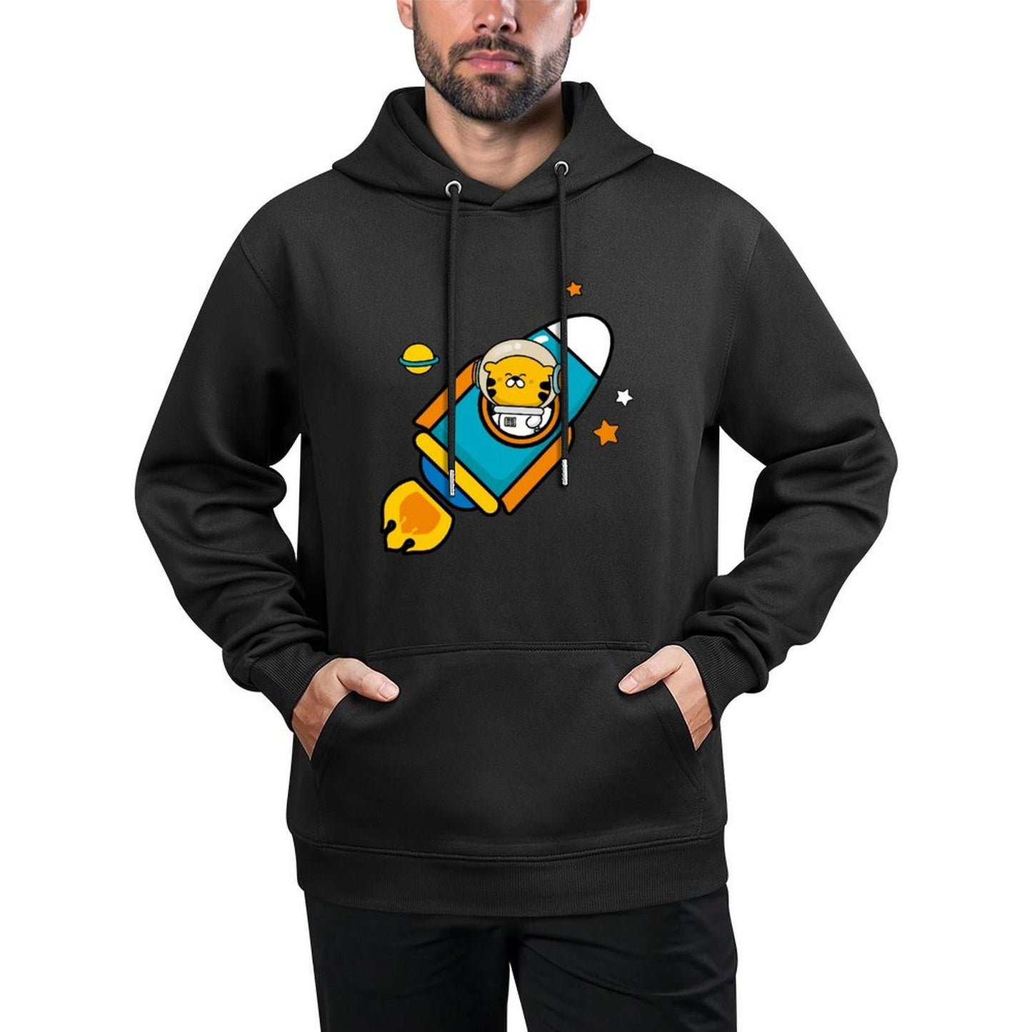 High-Quality Fitted Front Graphic Hoodies