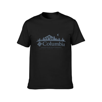 Inkmay Casual Cotton T-shirt Columbia Product Of The Pacific Northwest Unisex T-shirtPrinting EverydayFit T-Shirt