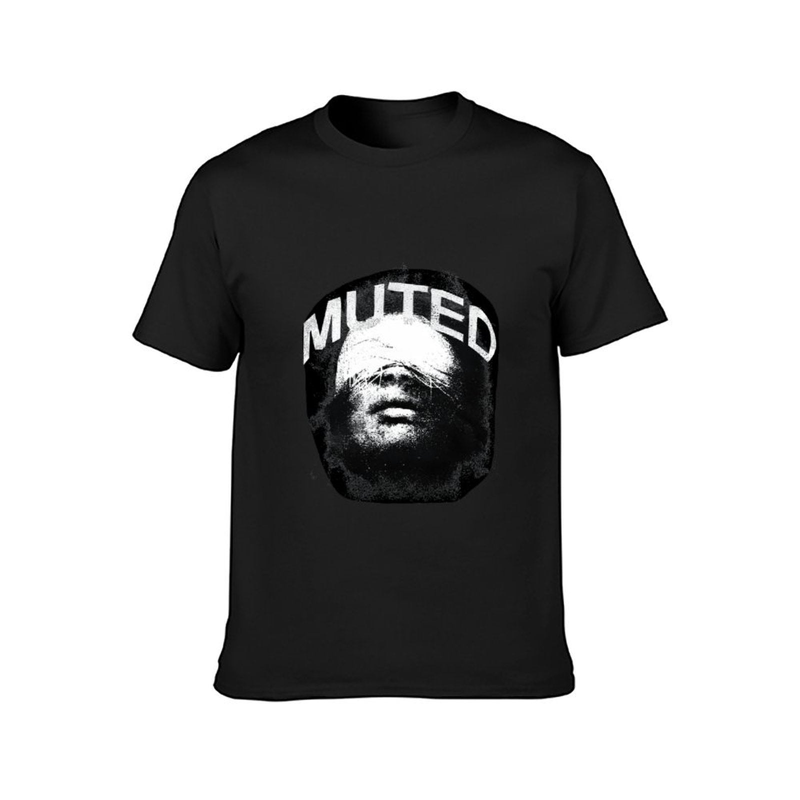 Inkmay Casual Cotton T-shirt Muted Face Art Print Bold Design Unisex T-shirtMinimalist Performance T-Shirt