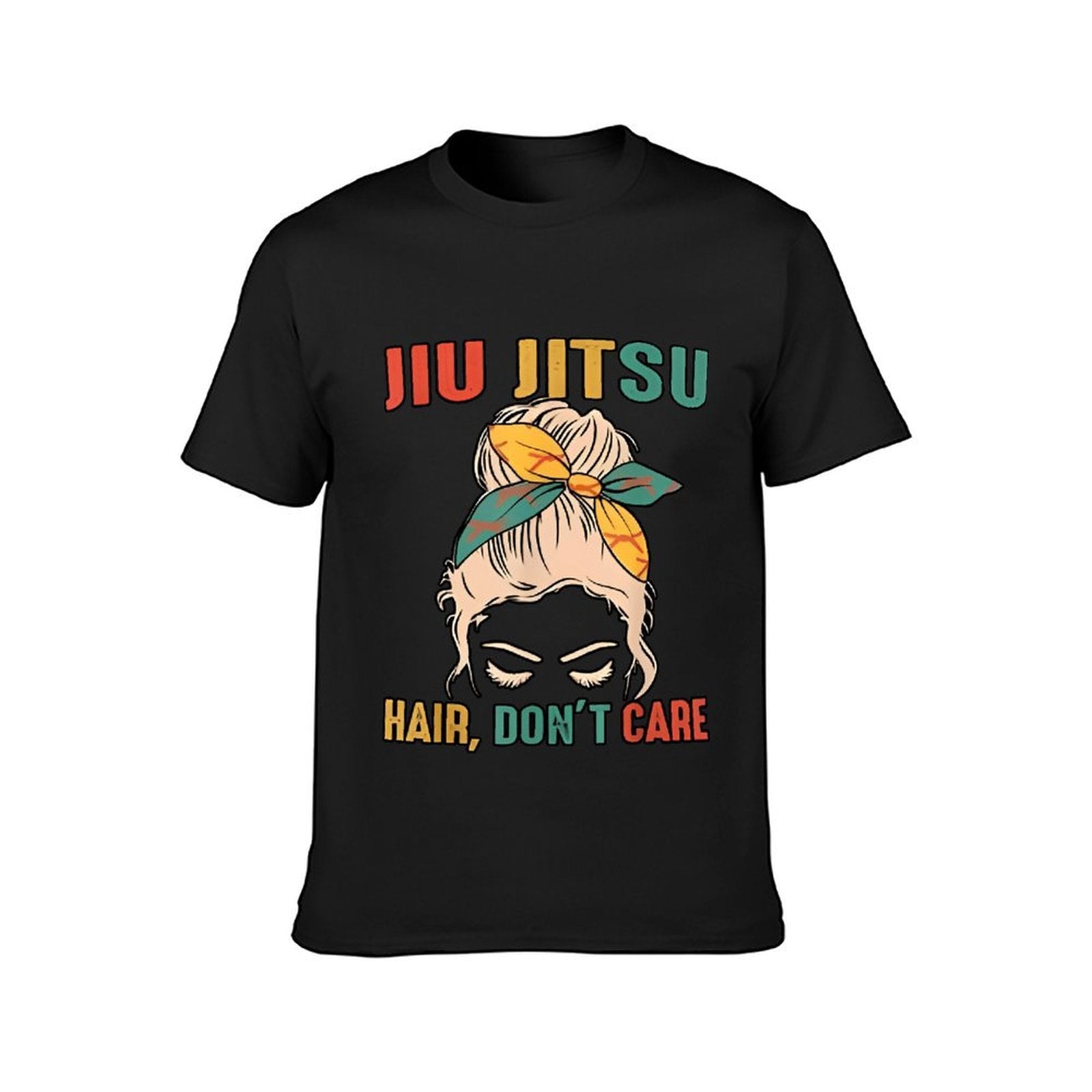 Inkmay Casual  Cotton T-shirt Hair Don T Care Jiu Jitsu Unisex T-shirtRegularFit LooseFit T-Shirt