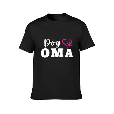 Inkmay Casual  Cotton T-shirt Abstract Pink Shape On White Background Unisex T-shirtRelaxed Fit TrueStyle T-Shirt