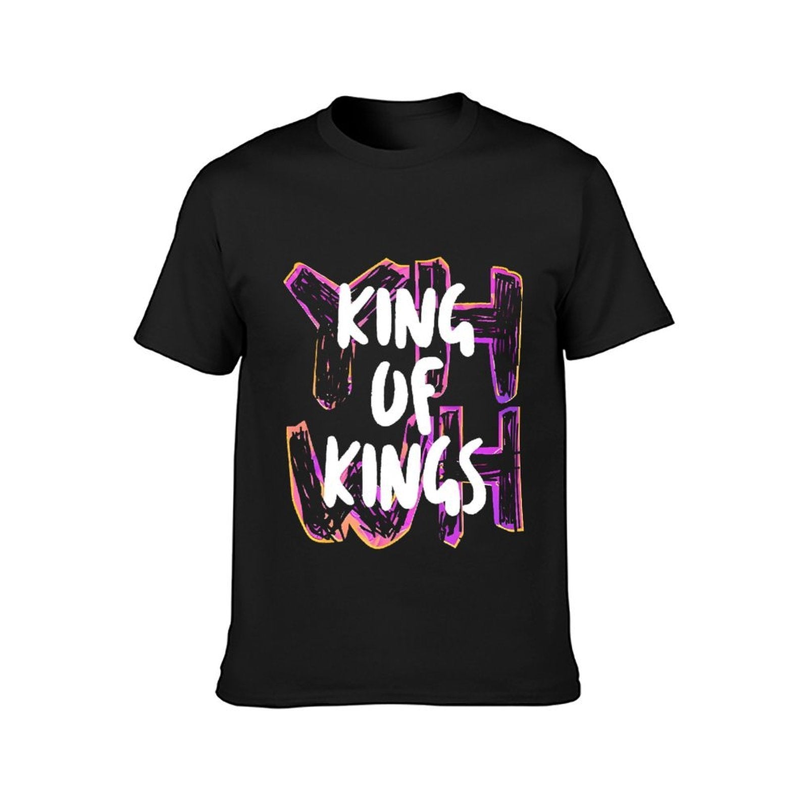 Inkmay Casual Cotton T-shirt King Of Kings Pattern Print Art Unisex T-shirtModernFit Men¡¯s / Women¡¯s / Youth T-Shirt