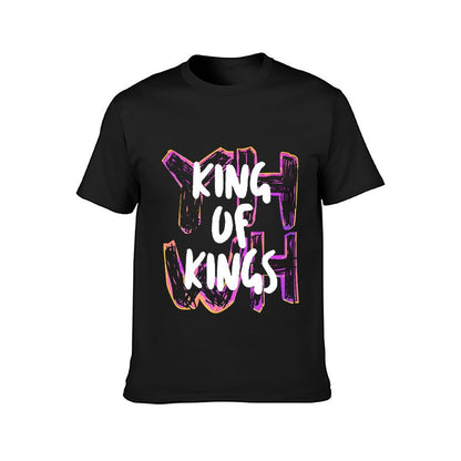 Inkmay Casual Cotton T-shirt King Of Kings Pattern Print Art Unisex T-shirtModernFit Men¡¯s / Women¡¯s / Youth T-Shirt