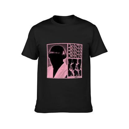 Inkmay Casual Cotton T-shirt Abstract Art With Geometric Shapes Unisex T-shirtSleek ClassicSeries T-Shirt