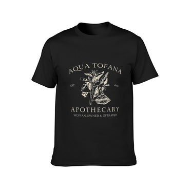 Inkmay Casual Cotton T-shirt Aqua Tofana Apothecary Woman Owned Operated Unisex T-shirtActiveLine SoftFeel T-Shirt