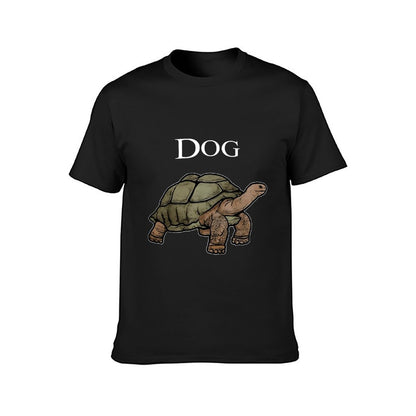 Inkmay Casual  Cotton T-shirt Turtle Pattern Prints On White Background Unisex T-shirtPerformance EverydayComfort T-Shirt