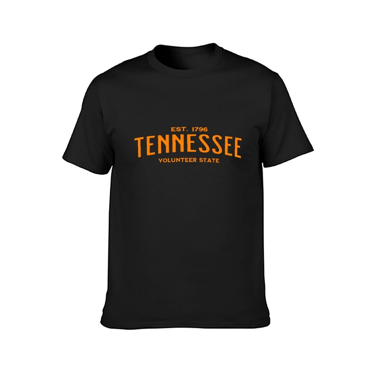 Inkmay Casual  Cotton T-shirt Solid Orange Background No Pattern Prints Unisex T-shirtLifestyle RelaxFit T-Shirt
