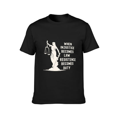 Inkmay Casual Cotton T-shirt Unisex T-shirtRelaxed Fit Durable T-Shirt