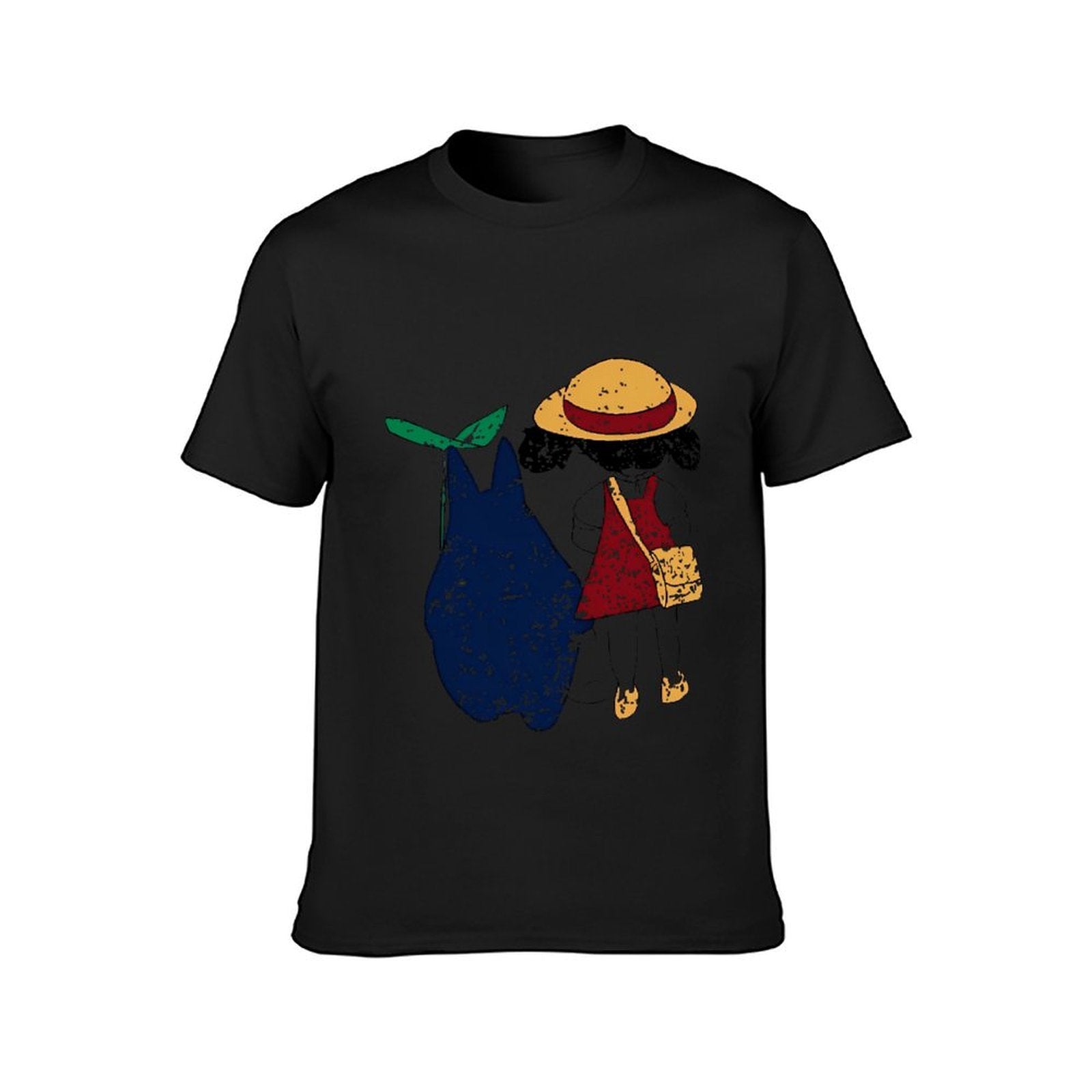 Inkmay Casual Cotton T-shirt Stylish Cartoon Characters With Unique Outfits Unisex T-shirtEco / Sustainable Bold T-Shirt