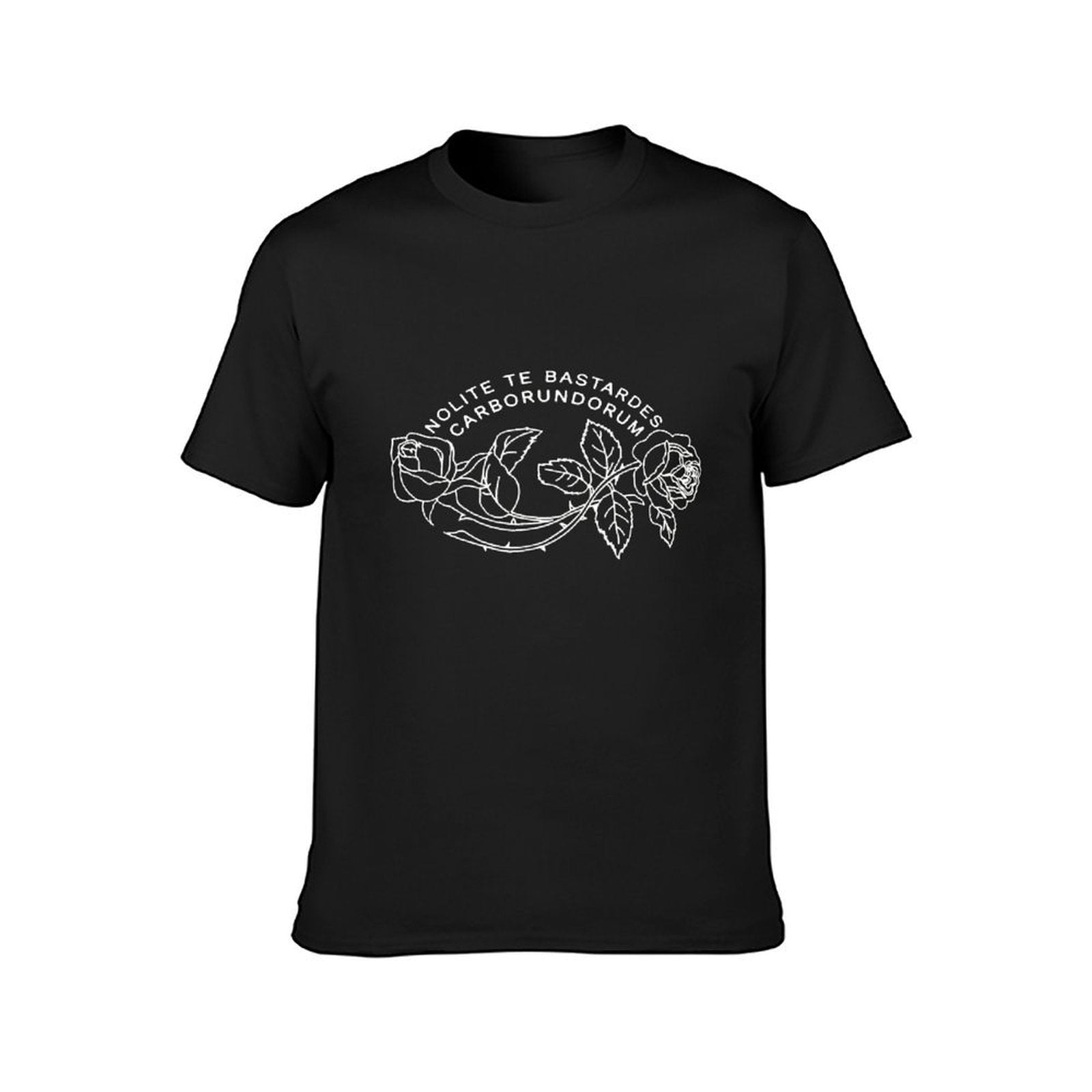 Inkmay Casual Cotton T-shirt Elegant Floral Design With Intricate Patterns Unisex T-shirtStreetStyle Plain T-Shirt