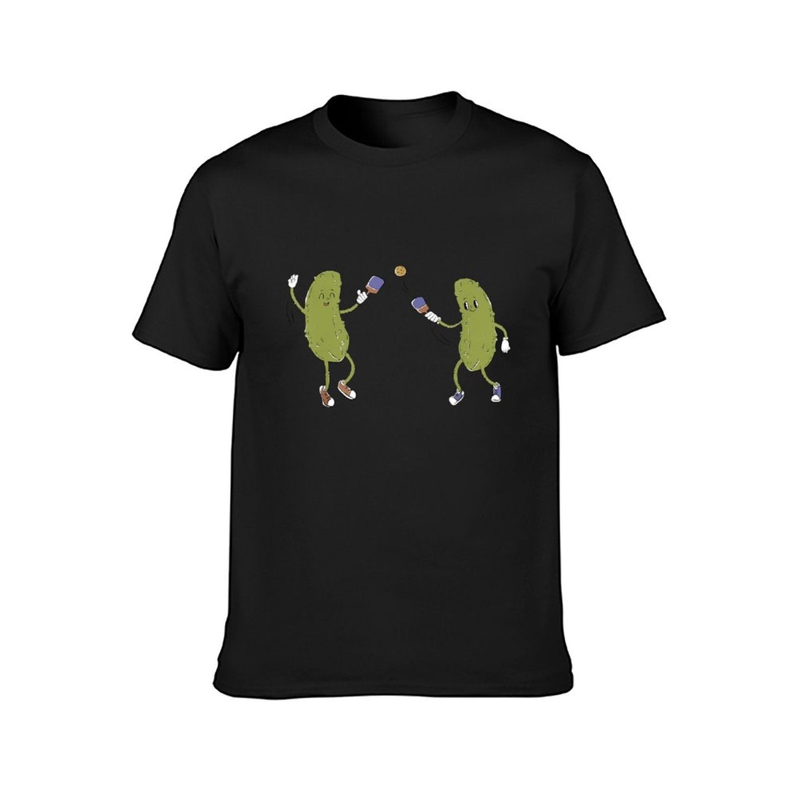 Inkmay Casual Cotton T-shirt Two Dancing Pickles With Happy Faces Unisex T-shirtComfortLine Men¡¯s / Women¡¯s / Youth T-Shirt