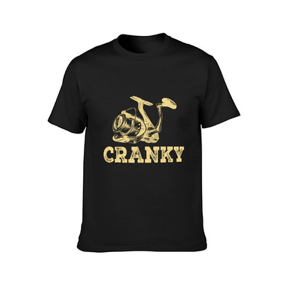 Inkmay Casual  Cotton T-shirt Simple Geometric Design On Yellow Background Unisex T-shirtModernFit V-Neck T-Shirt