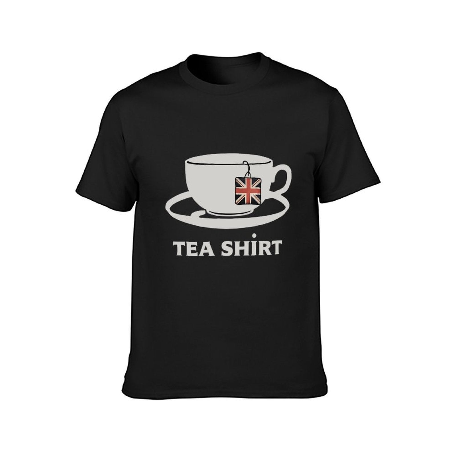 Inkmay Casual Cotton T-shirt Tea Bag With Uk Flag Design Unisex T-shirtCasual Soft T-Shirt