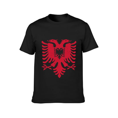 Inkmay Casual  Cotton T-shirt Solid Red Background No Patterns Unisex T-shirtSoftTouch Chill T-Shirt