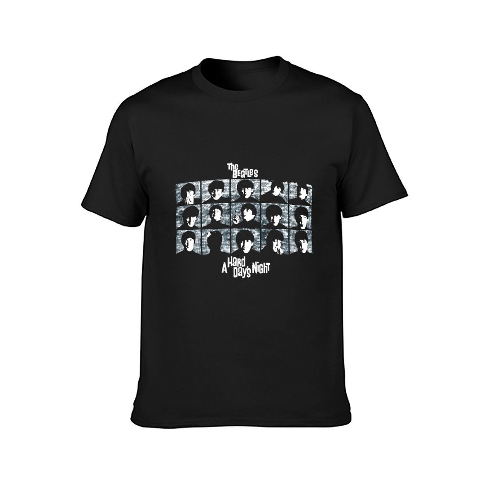 Inkmay Casual Cotton T-shirt Abstract Faces On Grid Background Art Unisex T-shirtComfortLine Studio T-Shirt