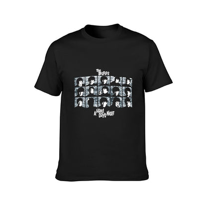 Inkmay Casual Cotton T-shirt Abstract Faces On Grid Background Art Unisex T-shirtComfortLine Studio T-Shirt