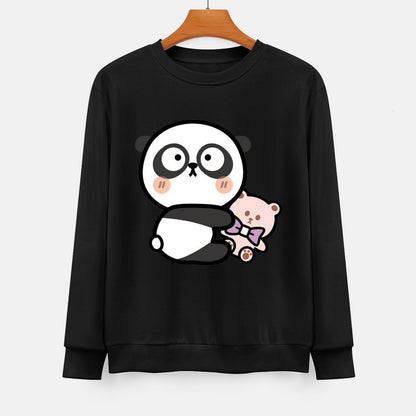  Front Patterned Long Sleeve TopSoft-Touch Heavyweight