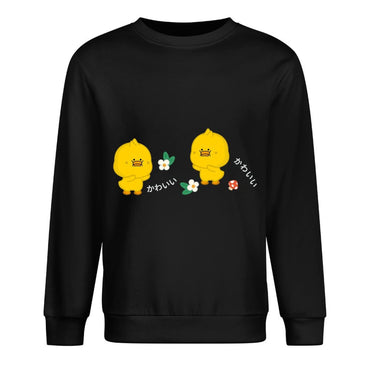 Front Patterned Long Sleeve TopActiveWear BasicSeries