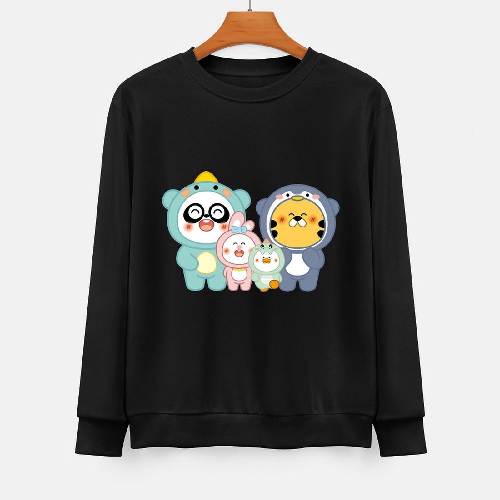  Front Patterned Long Sleeve TopEverydayTee PremiumSeries