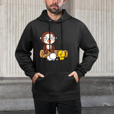 IPBR 250g Hooded Pocket Sweatshirt Front GraphicMen's Hooded  Sweatshirt4001004